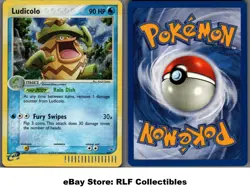 2004 Pokemon, Nintendo Promos, #020 Ludicolo, Holo Black Star Promo - Image 1