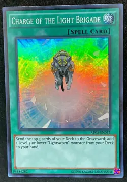 Charge of the Light Brigade AP05-EN011 Yugioh Astral Pack 5 Unlimited LP - Image 1