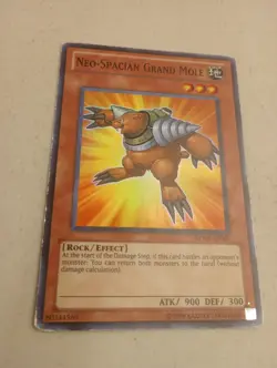 Yugioh Neo-Spacian Grand Mole RYMP-EN007 Super Rare Card - Image 1