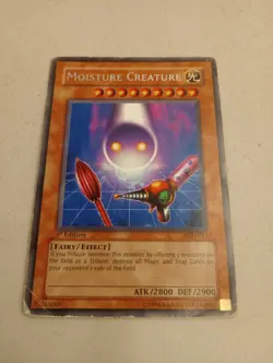 Yugioh Moisture Creature 1st Edition PGD-013 Rare Card 2003 Pharaonic Guardian - Image 1