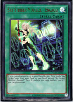 Sky Striker Mobilize - Engage! - SLF1-AE050 - Super Rare - Yugioh - Image 1