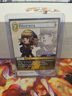 Final Fantasy TCG Opus 1 - Shantotto 1-107L *FOIL* Legend Trading Card DFF XI - Image 1