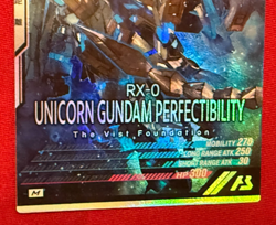 Gundam ARSENAL BASE Card FQB03-003(M) UNICORN GUNDAM PERFECTIBILITY BANDAI Japan - Image 4