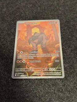 Terrakion 135/086 White Flare - Illustration Rare English Pokemon Card - NM - Image 5
