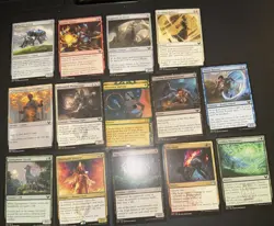 Magic The Gathering 2021 DeckMaster MTG Used 14 Card Lot - Image 1