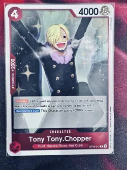 One Piece Tony Tony.Chopper OP10-011 Royal Blood Rare Foil Card - Image 1