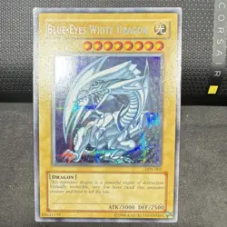 Blue-Eyes White Dragon DDS-001 Secret Rare Promo Holo Yu-Gi-Oh! Konami Card - Image 1