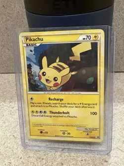 Pokemon TCG Pikachu HGSS03 Black Star Promos Holo Card Light Play Condition - Image 1