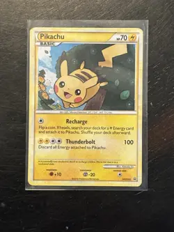 Pokemon TCG Pikachu HGSS03 Black Star Promos Holo Card - Image 1