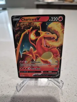 Charizard V 2023 Pokemon Sword & Shield Crown Zenith Card # 018/159 - Image 1