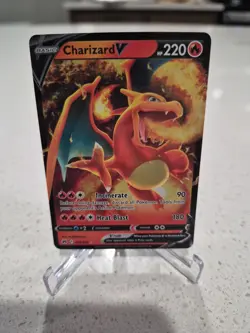 Charizard V 2023 Pokemon Sword & Shield Crown Zenith Card # 018/159 - Image 1