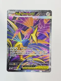 Mega Skarmory ex Ultra Rare Full Art 106/088 Pokemon Perfect Order Card - Image 1