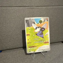 Pokemon Card TCG Drilbur Black Bolt IR Full Art Holo 124/086 - Mint - Image 3