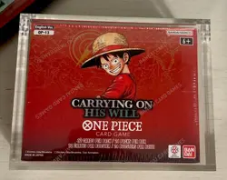 One Piece TCG OP13 Carrying On His Will Booster Box English Sealed + sealed T/S - Image 1