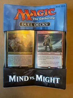 Mind vs. Might Duel Decks MTG contains 2 60 Card Decks - Image 1