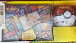 Pokemon Three Pack Treasure Chest 2 Poke Ball Tins Trading Cards Game New in Box - Image 3