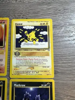 Pokemon Wotc Neo Genesis 4 Rare Vintage Card Collection Lot - Image 3