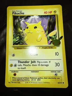 JUMBO Card Pikachu 58/102 Celebrations 25th Anniversary Pokemon Card LP - Image 1