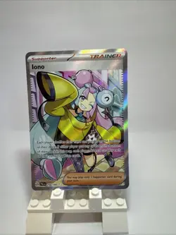 Iono Pokemon TCG Paldea Evolved Holo Ultra Rare Full Art Card 254/193 - Image 1