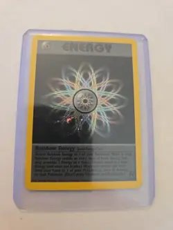 Vintage Team Rocket Rainbow Energy Holographic Pokemon Card Rare 17/82 NM - Image 3