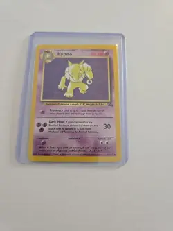 Vintage 1999 Hypno Fossil Pokemon Card Rare 23/62 - Image 1