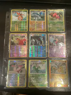 Pokemon Card Lot 9 Vintage Rare Reverse Holos 🔥LP - HP 2007-2009 DP era - Image 1