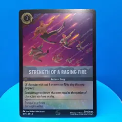 Strength of a Raging Fire 8 Disney Lorcana Promo Cards Cold Foil - Image 1
