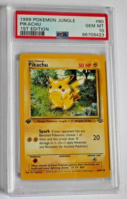 Pikachu Jungle #60 PSA 10 Gem Mint – WOTC Vintage Pokemon Card - Image 1