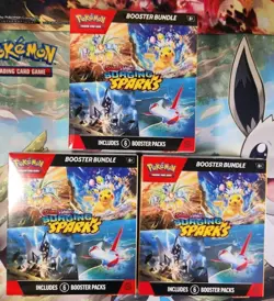 Pokemon Card Booster Bundle Lot of 48 packs Surging Sparks Phantasmal Flames - Image 2