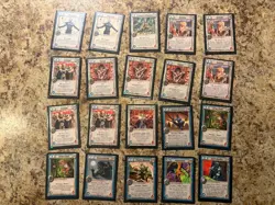 Warlord Saga of the Storm Early Sets 85 Cards Mixed Lot Foils Sleeved Collection - Image 2
