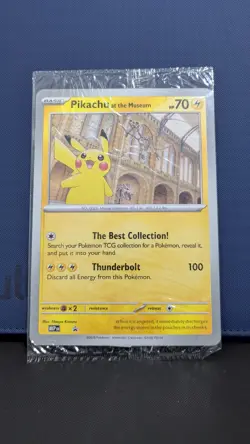 Sealed Pikachu at The Museum promo card - Image 1