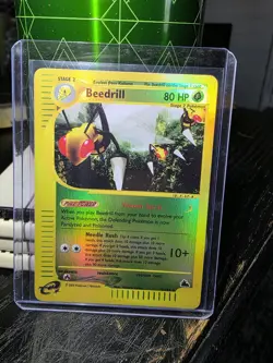 2003 Beedrill 5/144 Skyridge Reverse Holo Pokemon Card Game - Image 1