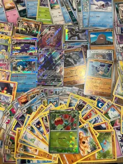 100x Pokemon Card Lot with guaranteed Ultra rare ex/v/illustration and holos - Image 4