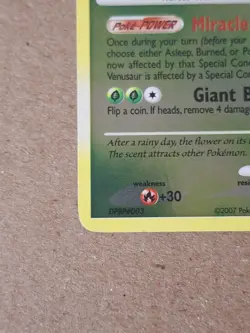 Pokemon Venusaur Reverse Holo Rare Card 20/132 Secret Wonders - Image 2