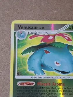 Pokemon Venusaur Reverse Holo Rare Card 20/132 Secret Wonders - Image 5