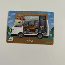 Animal Crossing Welcome Amiibo Cards Japanese 41 Norma - Image 1