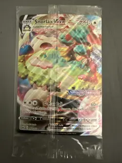 Pokemon Sword & Shield Snorlax VMAX Promo Card Pack English 2020 - Image 1
