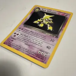 Pokemon TCG Dark Alakazam Team Rocket 18/82 60 HP Holo Rare English Card - Image 2