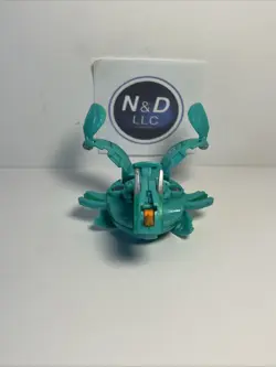 Bakugan Ultra Dragonoid Typhoon Green Ventus Spinning SPINS W/Card RARE - Image 2