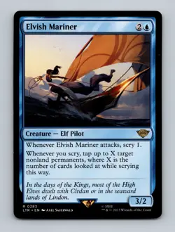 Elvish Mariner The Lord of the Rings Non-Foil MTG NM - Image 1
