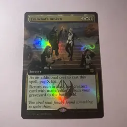 Fix What's Broken (Extended Art) Secrets Of Strixhaven Foil - Image 1