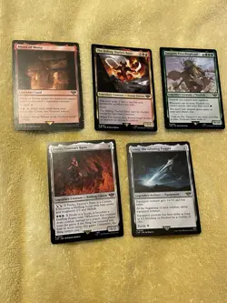 Lord of the Rings RARE LOT x5 Magic Gathering MTG TCG Tales Middle-earth Balrog - Image 1