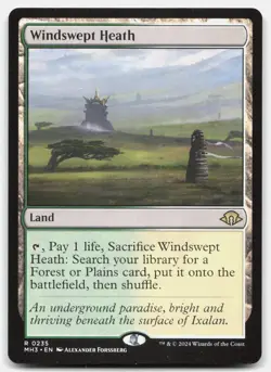 Windswept Heath 235 Rare Modern Horizons 3 Magic: The Gathering Near Mint - Image 1