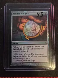 MTG, The List Reprints, Amulet of Vigor, FOIL, NM - Image 1