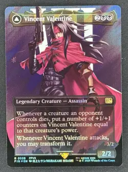 Vincent Valentine (Borderless) (Surge Foil) Final Fantasy Foil - Image 1