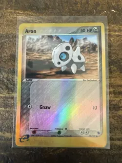 Aron - 50/109 - Reverse Holo - Pokemon EX Ruby and Sapphire 2003 - Image 1