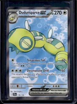 2025 Pokemon Journey Together Dudunsparce ex #178/159 - Image 1