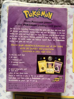 Pokemon Zap! Theme Deck 1999 Wizards of the Coast 60 Cards Holo Pikachu Mewtwo - Image 2
