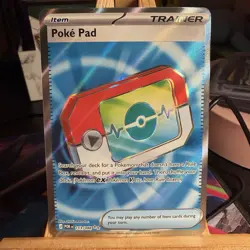Poke Pad 113/088 Perfect Order Trainer Full Art Ultra Rare Holo Pokemon TCG MINT - Image 1