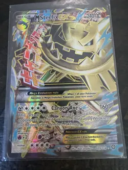 Pokemon TCG M Steelix EX Full Art Ultra Rare Steam Siege 109/114 Pack Fresh - Image 1